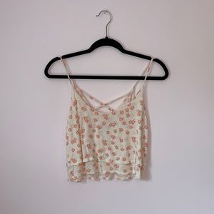 Floral Pink Tank Top
